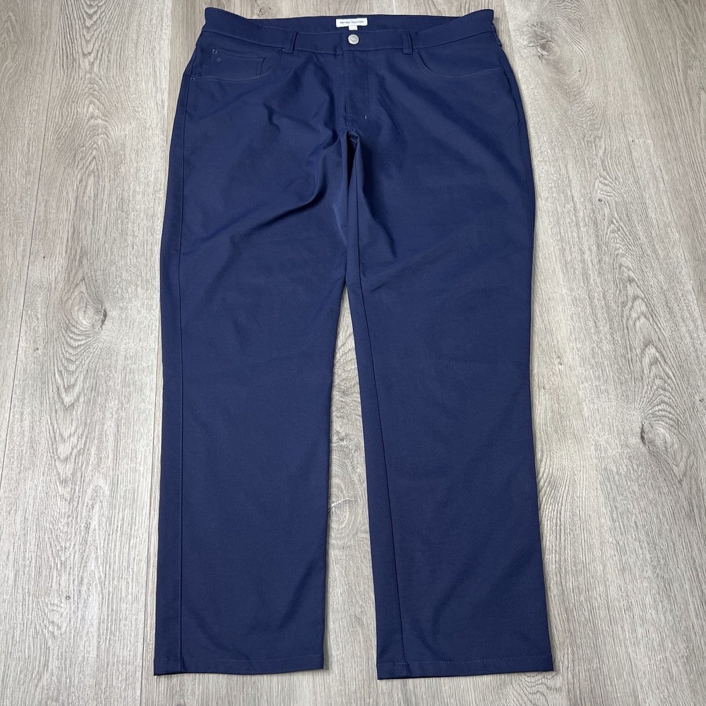 Peter Millar EB66 Performance Five-Pocket Pants Mens Size 36 Inseam 27.5" Blue - Picture 2 of 16